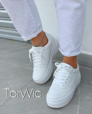 Tenis casual de mujer Montana Blanco